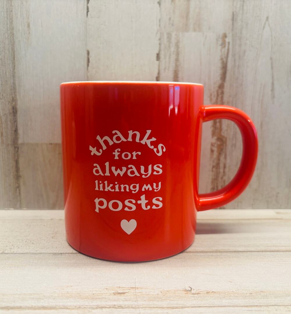 Parker Lane thanks for always liking my posts Mug for Coffee Tea Hot Cocoa